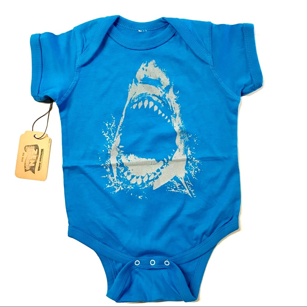 Shark baby suit